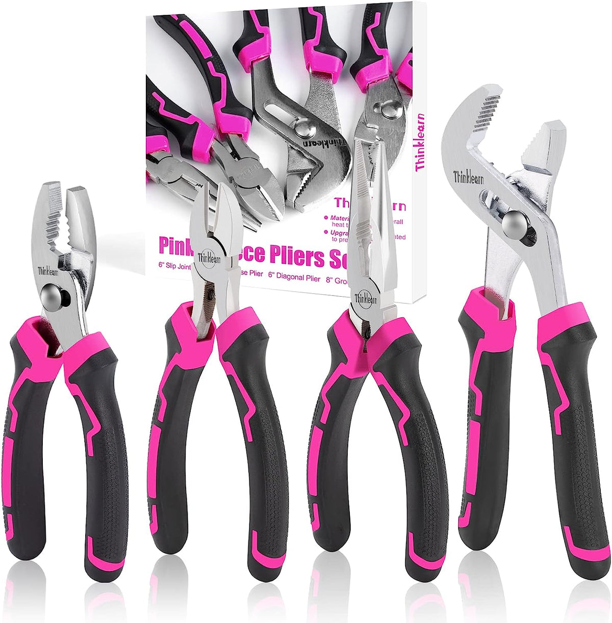 ThinkLearn Pink 4PCS Pliers Set -TL1025