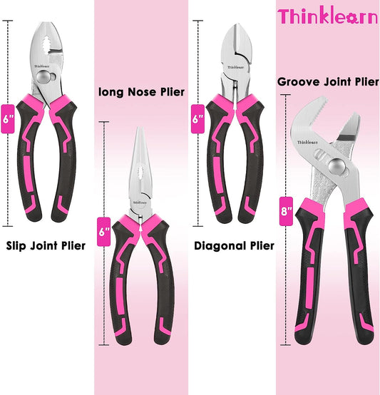 ThinkLearn Pink 4PCS Pliers Set -TL1025