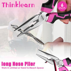 ThinkLearn Pink 4PCS Pliers Set -TL1025