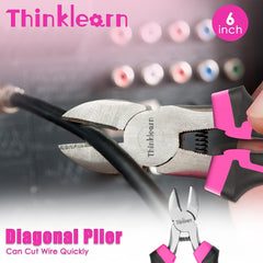 ThinkLearn Pink 4PCS Pliers Set -TL1025