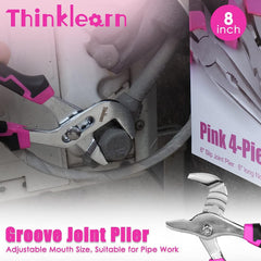 ThinkLearn Pink 4PCS Pliers Set -TL1025